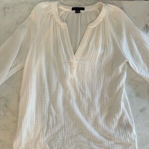 Sanctuary white tunic top / swim cover-up